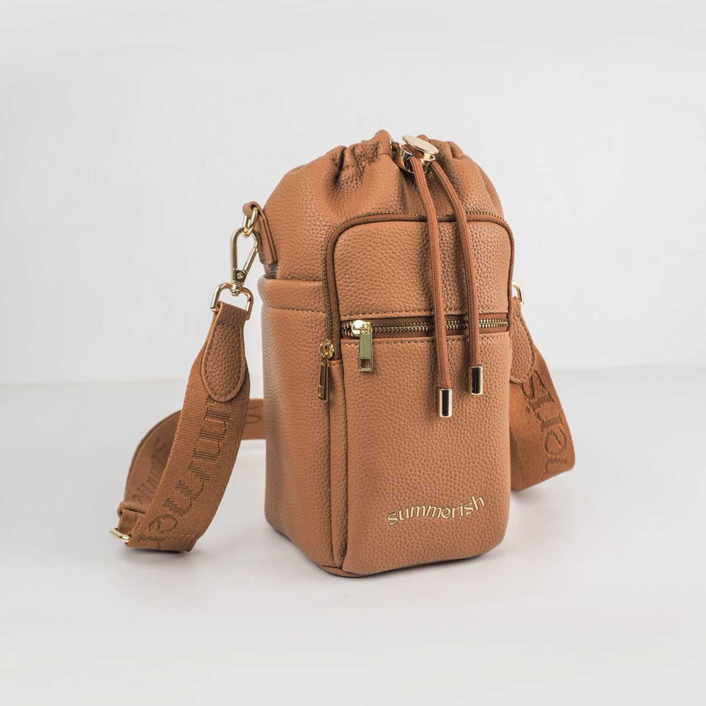 Water bottle bag tan colour
